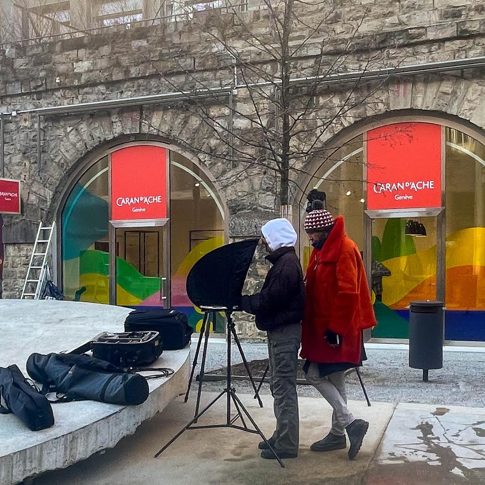 autocollant,Caran d'Ache,plateforme 10,Lausanne