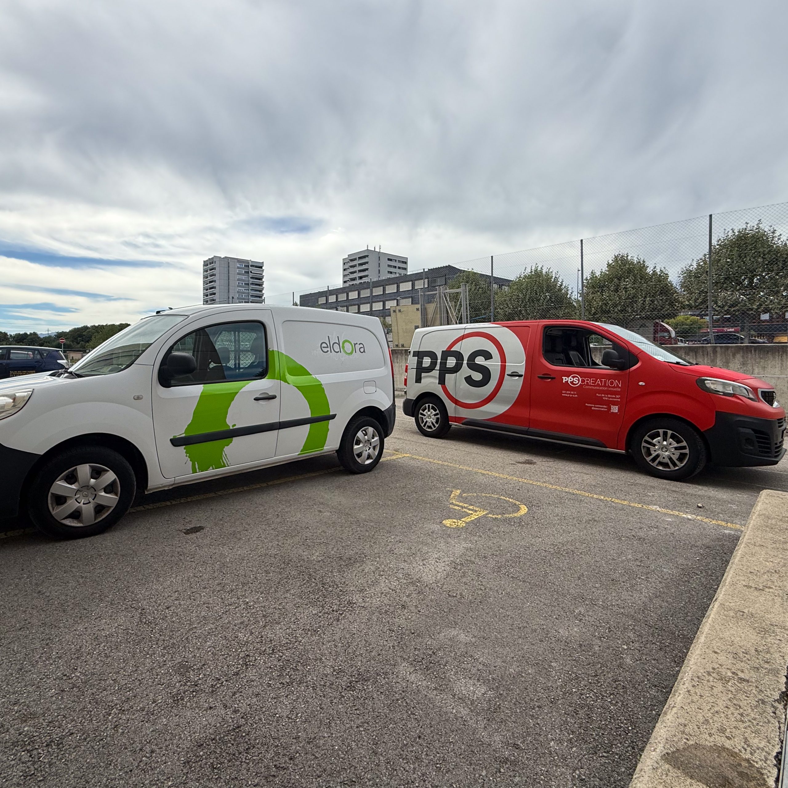 Covering Eldora,autocollant,Lausanne,découpe autocollant