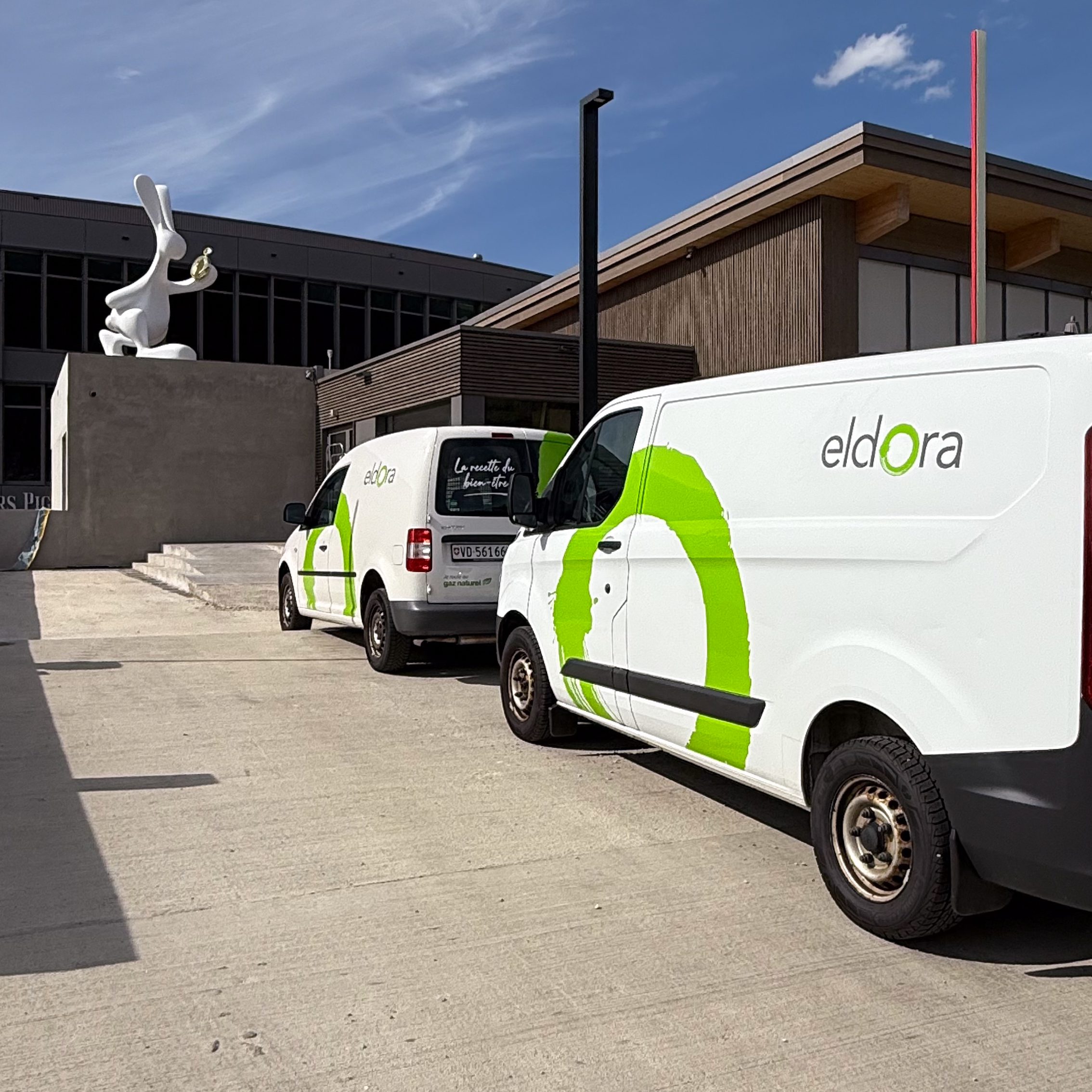 Covering Eldora,autocollant,Lausanne,découpe autocollant
