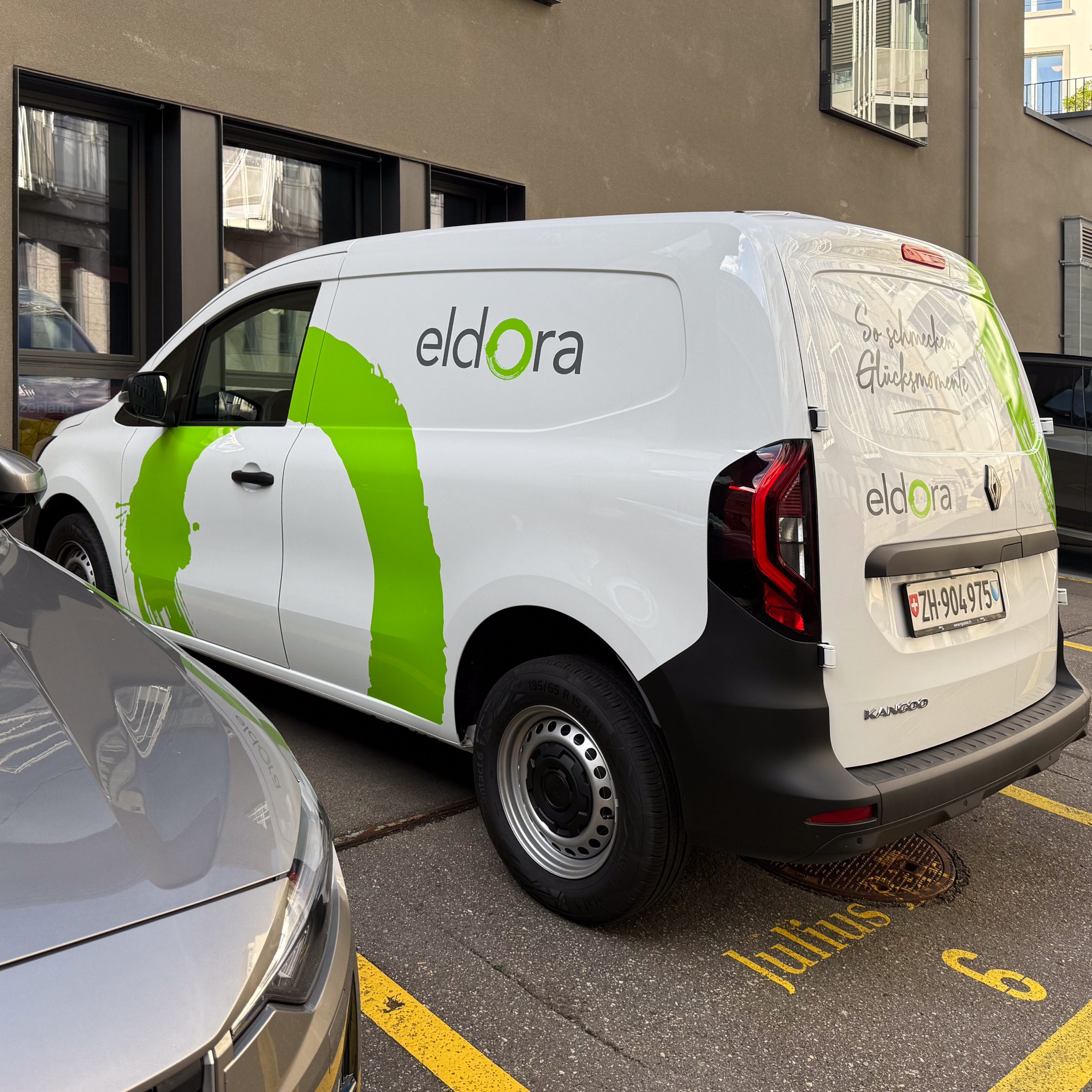 Covering Eldora,autocollant,Lausanne,découpe autocollant