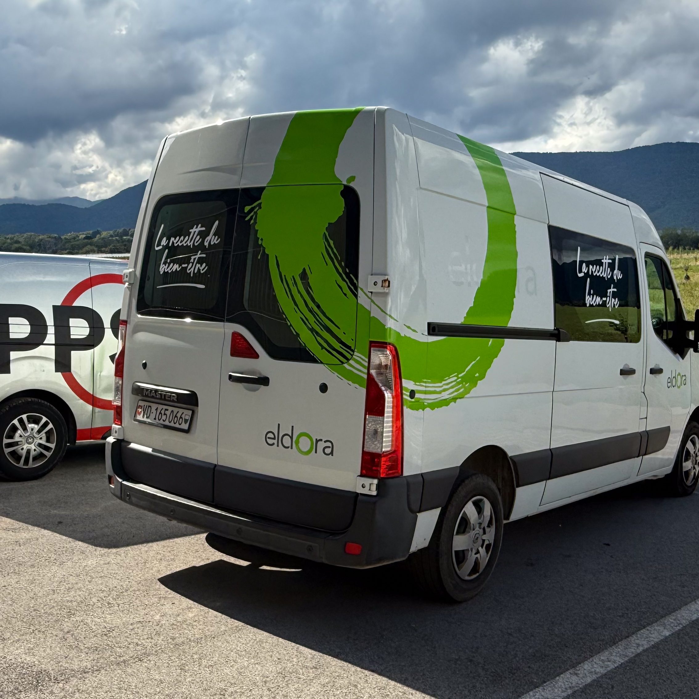 Covering Eldora,autocollant,Lausanne,découpe autocollant