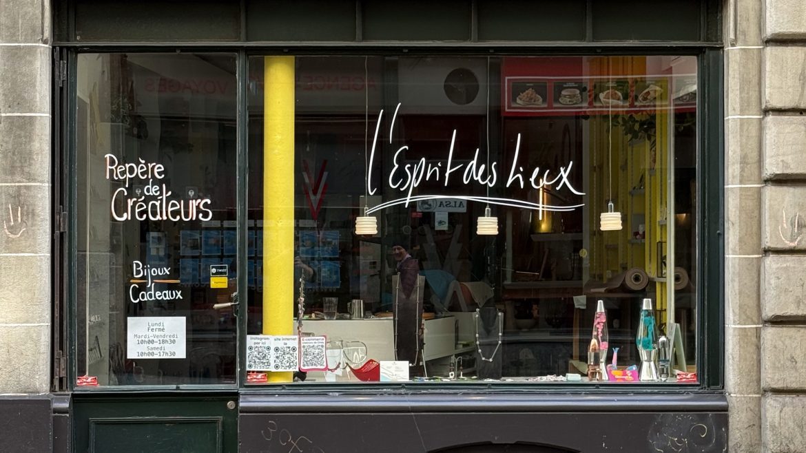 Vitrine,L'Esprit des Lieux,autocollant,bijouterie,Lausanne