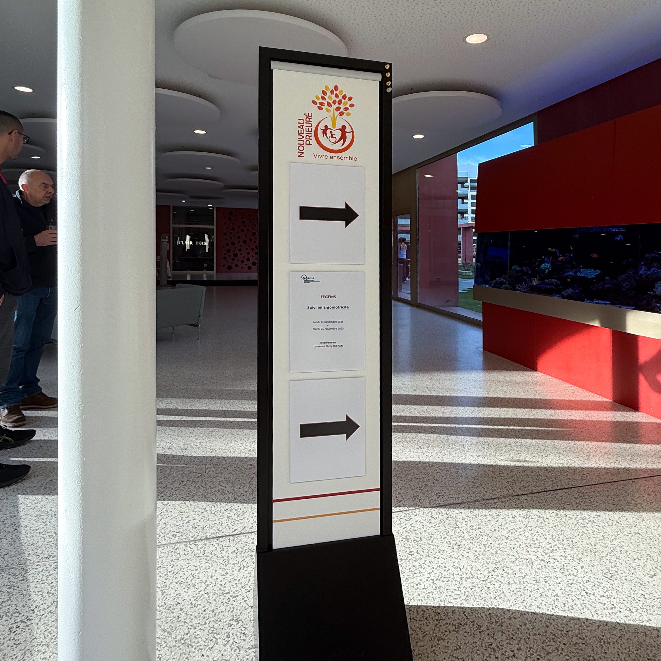 Signalétique Genève Nouveau Prieuré,autocollant,signalétique,impressions,affichage