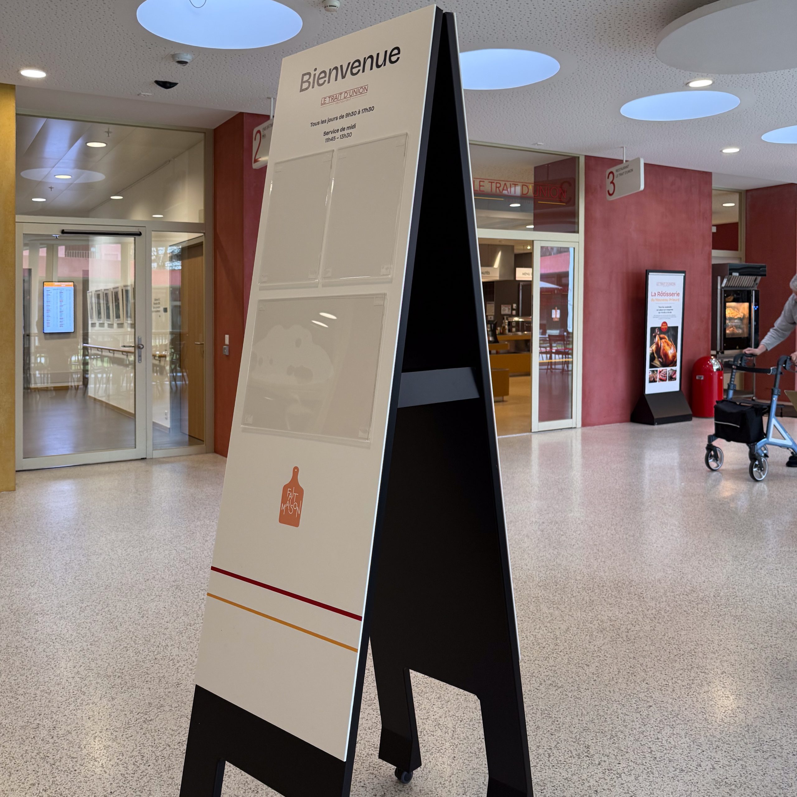 Signalétique Genève Nouveau Prieuré,autocollant,signalétique,impressions,affichage